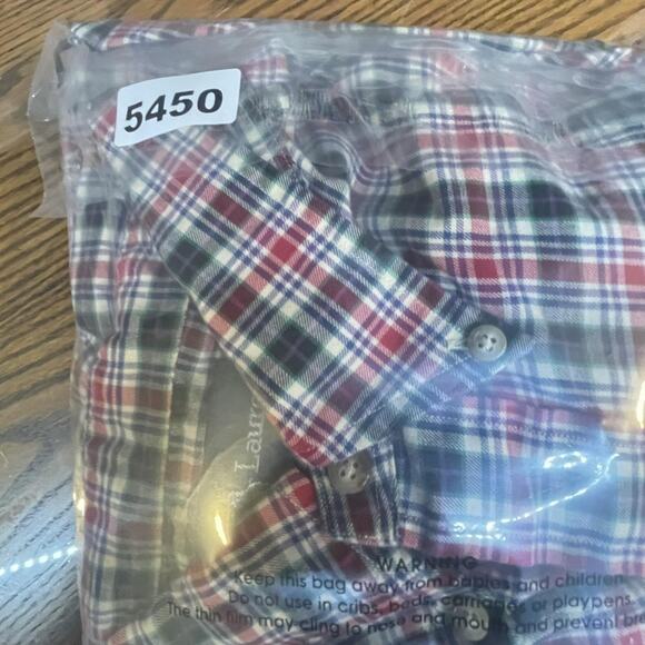 Ralph Lauren Shirt Mens 3XLT Tall Red Green Plaid Classic Fit Button Down Pony - Picture 10 of 10